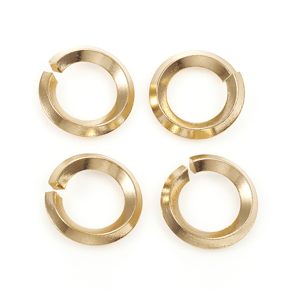 

PandaHall 304 Stainless Steel Jump Ring, Open Jump Rings, Golden, 10 Gauge, 14x2.5mm, Inner Diameter: 9mm 304 Stainless Steel
