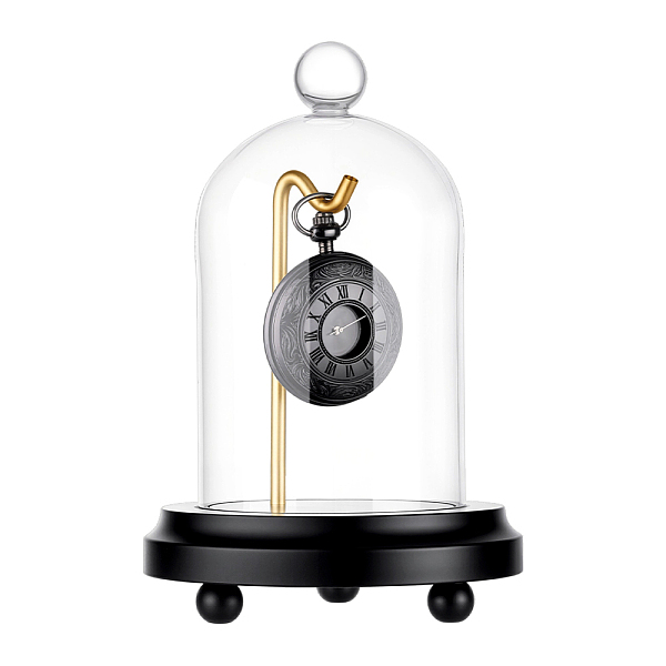 Clear Glass Dome Cloche Display Bell Jars for Pocket Watch