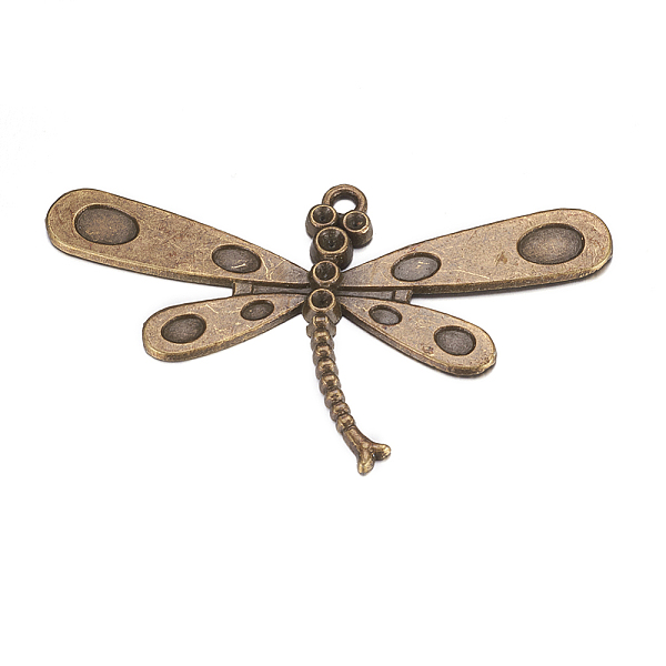 

PandaHall Tibetan Style Alloy Big Pendants, Dragonfly, Antique Bronze, Lead Free and Cadmium Free and Nickel Free, 61x35.5x3mm, Hole: 2mm...