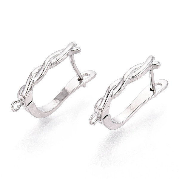 Brass Hoop Earring … - image