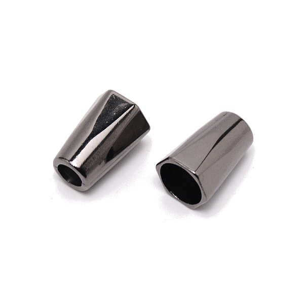 

PandaHall Zinc Alloy Cord Ends, End Caps, Cone, Gunmetal, 15x10.5x9mm, Hole: 4.5mm, Inner Diameter: 8mm Alloy