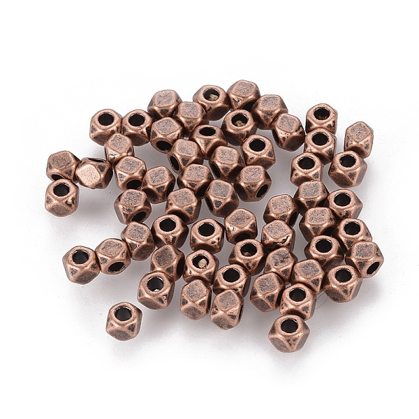 

PandaHall Alloy Spacer Beads, Screw Nut, Cadmium Free & Nickel Free & Lead Free, Red Copper, 3x2.5mm, Hole: 1mm Alloy Tool
