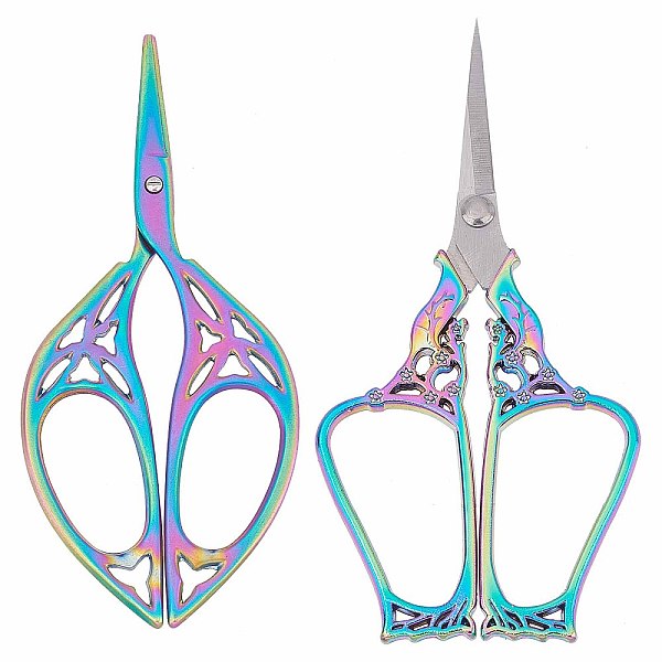 

PandaHall SUNNYCLUE 2Pcs Small Sewing Embroidery Scissors Detail Shears Vintage Sharp Tip Scissor Stainless Steel Scissors for Cutting...