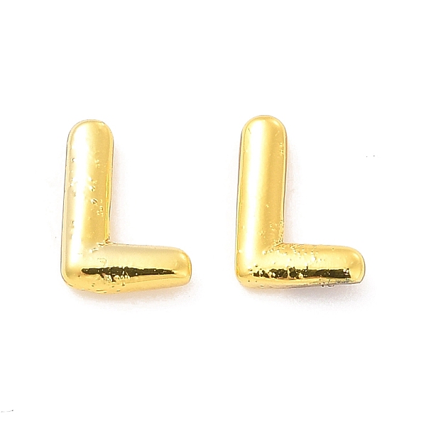

PandaHall Brass Hollow Out Initial Letter Stud Earrings for Women, Real 18K Gold Plated, Lead Free & Cadmium Free, Letter.L, 7.5x5.5x1.5mm...