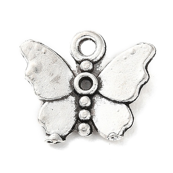 

PandaHall Tibetan Style Alloy Pendant Rhinestone Settings, Butterfly, Antique Silver, Fit for 1.4mm Rhinestone, 12x14x2.5mm, Hole: 1.5mm...
