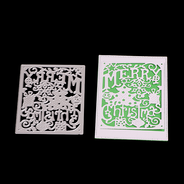 

PandaHall Frame Carbon Steel Cutting Dies Stencils, for DIY Scrapbooking/Photo Album, Decorative Embossing DIY Paper Card, Rectangle with...