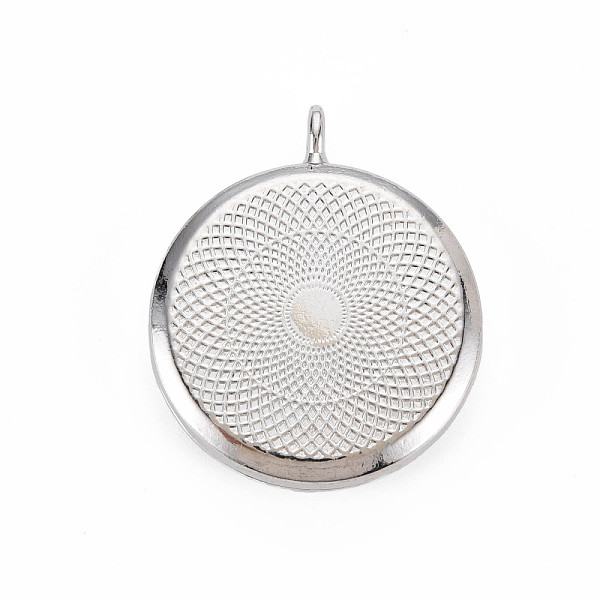 

PandaHall Alloy Diffuser Locket Pendants, with Stainless Steel Cover and Magnet, Magnetic, Cadmium Free & Nickel Free & Lead Free, Flat...