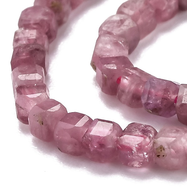 Natural Pink Tourmaline Beads Strands