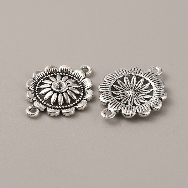 

PandaHall Tibetan Style Alloy Connector Rhinestone Settings, Flower, Antique Silver, Fit for 2.2mm Rhinestone, 28x21x3mm, Hole: 1.4mm Alloy...