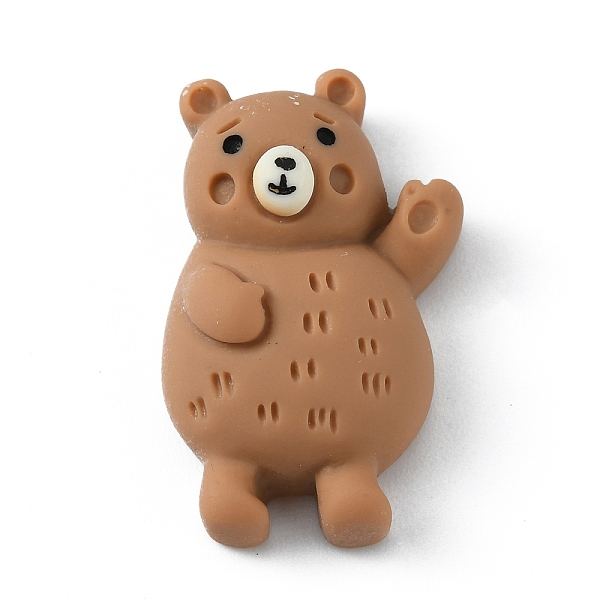 

PandaHall Forest Theme Opaque Resin Cabochons, Bear, 27x6x8.5mm Resin Bear