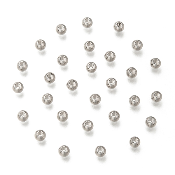 

PandaHall 316 Stainless Steel Spacer Beads, Rondelle, Stainless Steel Color, 4x3mm, Hole: 1.5mm 316 Surgical Stainless Steel Rondelle