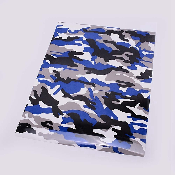 

PandaHall VINYL Heat Transfer Film, Garment Accessories, Rectangle, Royal Blue, 30.5x25cm Plastic