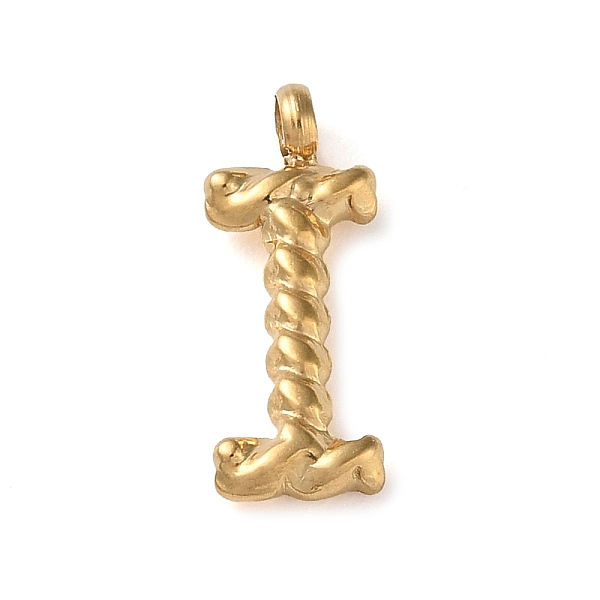 

PandaHall 316 Surgical Stainless Steel Pendants & Charms, Golden, Letter I, 14.5x5.5x2mm, Hole: 2mm 316 Surgical Stainless Steel Letter I