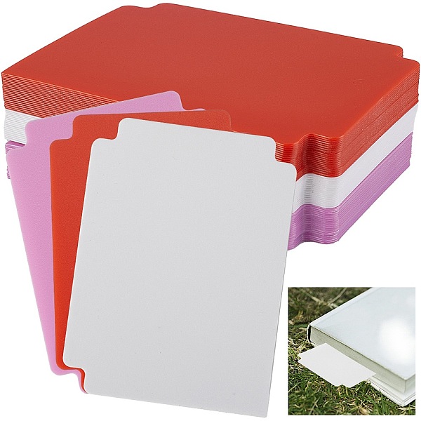 60 Sheets 3 Colors Plastic Playing Board Game Card Separator