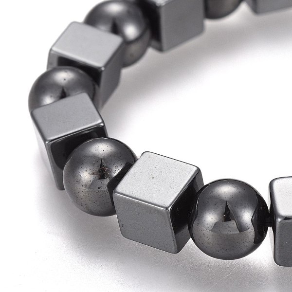 Unmagnetische Synthetischen Hämatit Stretch-Armbänder