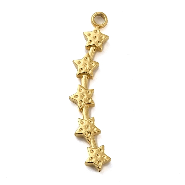 

PandaHall 304 Stainless Steel Pendant Rhinestone Settings, Star Charms, Real 18K Gold Plated, Fit for 0.5mm Rhinestone, 31.5x6x2mm, Hole...