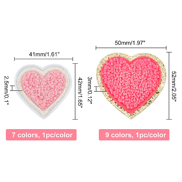 

PandaHall CHGCRAFT 16Pcs 16 Style Towel Cloth Computerized Embroidery Cloth Iron On/Sew On Patches, with Back Adhesive, Costume Accessories..., Multicolor