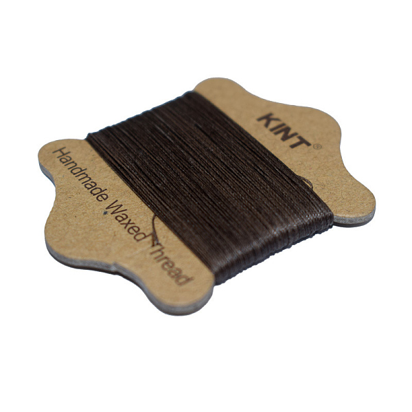 

PandaHall Waxed Nylon Cord, Coffee, 0.55mm, about 21.87 yards(20m)/card Waxed Nylon Cord Round Brown
