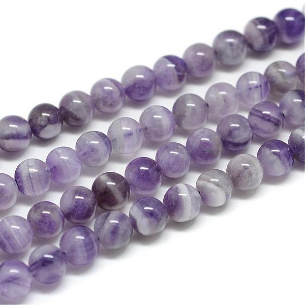 

PandaHall Natural Amethyst Bead Strands, Round, 12mm, Hole: 1mm, about 33pcs/strand, 14.76 inch Amethyst Round