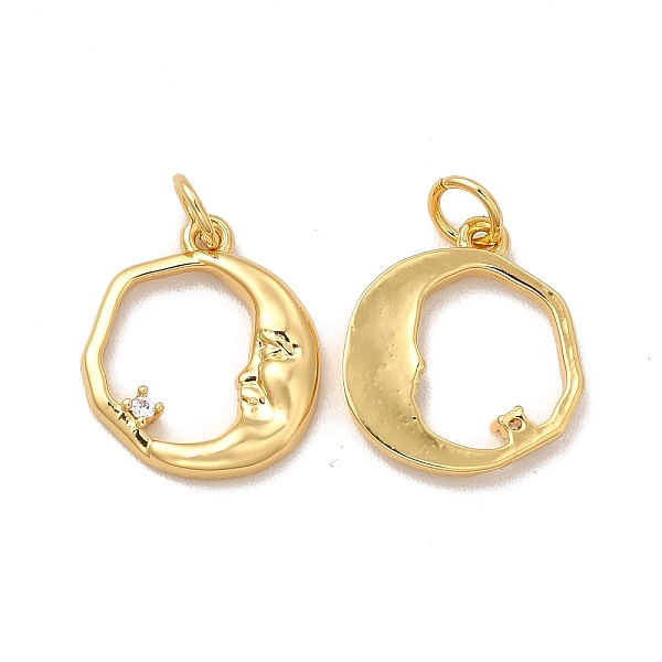 

PandaHall Rack Plating Eco-Friendly Brass Micro Pave Cubic Zirconia Charms, with Jump Ring, Long-Lasting Plated, Lead Free & Cadmium Free..., Clear