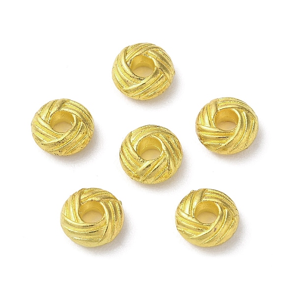 

PandaHall Alloy Beads, Flat Round, Golden, 6x2.5mm, Hole: 1.8mm Alloy Flat Round