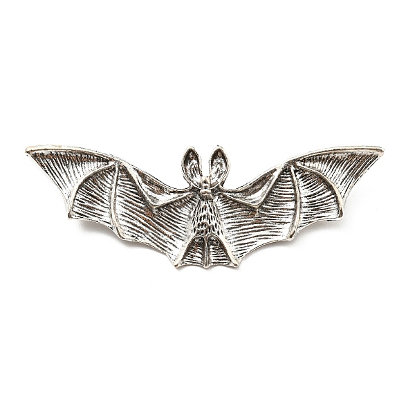 

PandaHall Halloween Alloy Connector Charms, Bat Links, Antique Silver, 26x76x7mm, Hole: 6x3mm Alloy Bat