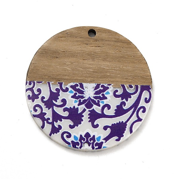 Printed Resin & Wood Pendants