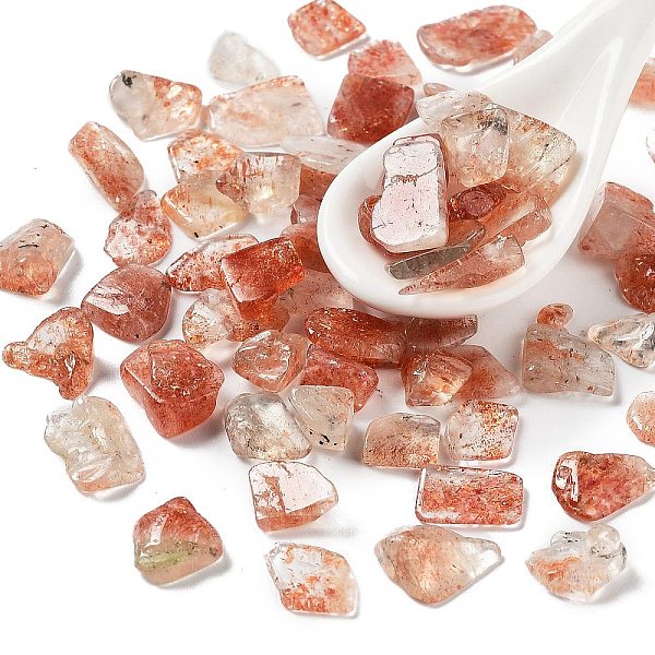 

PandaHall Natural Sunstone Chips Beads, No Hole, 7~17x7~9x1.5~5mm Sunstone Chip