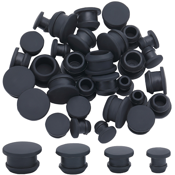 32 bouchon d'étanchéité en silicone pour bouteille de 4 styles