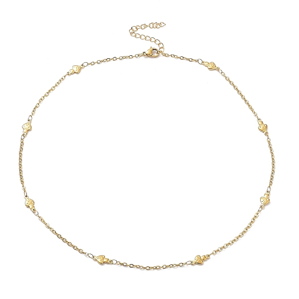 

PandaHall Ion Plating(IP) 304 Stainless Steel Mushroom Link Chain Necklace, Golden, 16.61 inch(42.2cm) 304 Stainless Steel