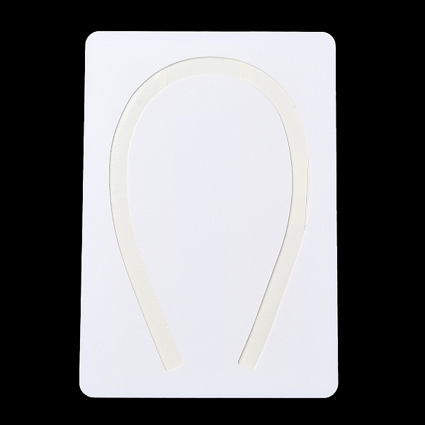 

PandaHall U Shaped Hole Acrylic Pearl Display Board Loose Beads Paste Board, with Adhesive Back, White, Rectangle, 22.5x15.5x0.2cm, Inner...
