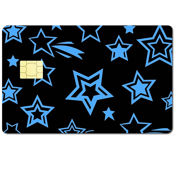 PandaHall CREATCABIN Stars Card Skin Sticker Credit Card Skin Cover Card Stickers Personalize Removable Debit Card Protecting Vinyl Sticker...