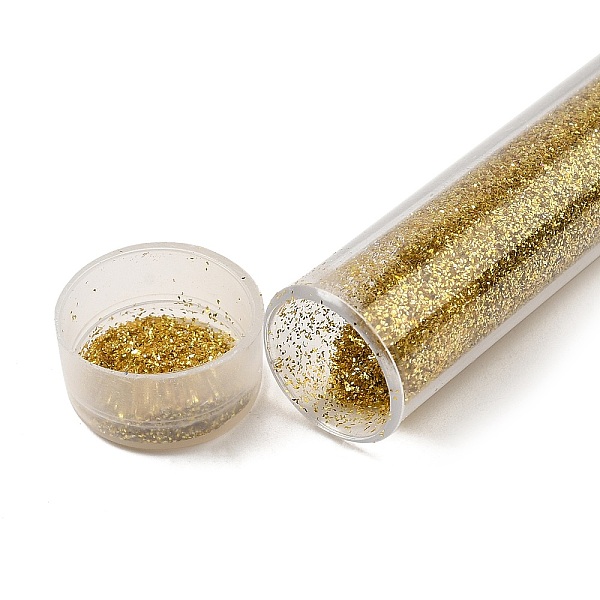 

PandaHall Plastic Glitter Powder Fillers, UV Resin Filler, Epoxy Resin Mold Filling Material, for DIY Resin Craft Making, Dark Goldenrod...