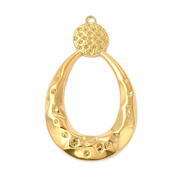 

PandaHall Ion Plating(IP) 304 Stainless Steel Big Pendant Rhinestone Settings, Teardrop, Real 18K Gold Plated, Fit For 1.4~2.5mm Rhinestone...