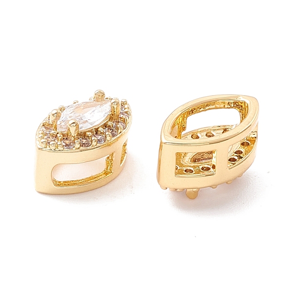 

PandaHall Rack Plating Brass Micro Pave Cubic Zirconia Beads, Long-Lasting Plated, Real 18K Gold Plated, Cadmium Free & Nickel Free & Lead..., Clear