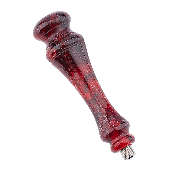 

PandaHall Resin Transparent Handle, for Wax Seal Stamp, Wedding Invitations Making, Saddle Brown, 8.75x2.3cm Resin