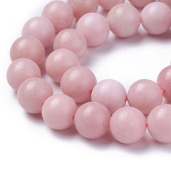 

PandaHall Natural Pink Opal Beads Strands, Grade AB, Round, 10mm, Hole: 1mm, about 38pcs/strand, 14.9 inch(38cm) Pink Opal Round