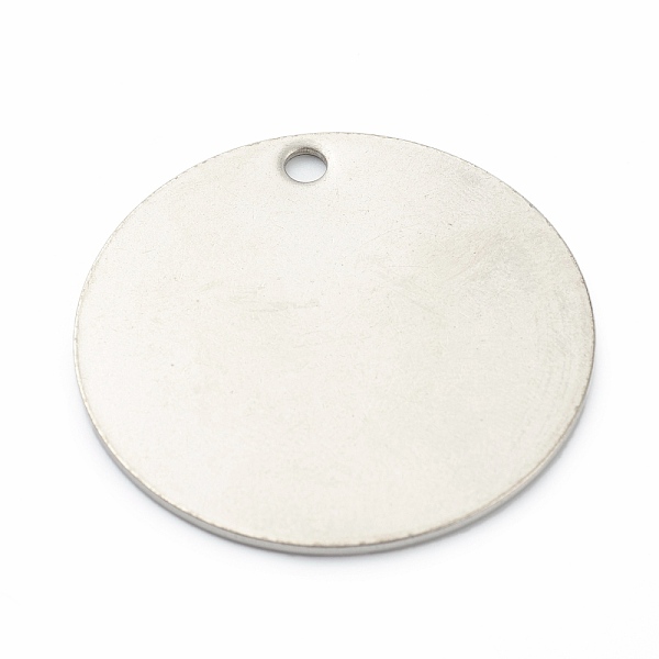 

PandaHall 304 Stainless Steel Pendants, Stamping Blank Tag, Flat Round, Stainless Steel Color, 35x1mm, Hole: 3mm 304 Stainless Steel Flat...