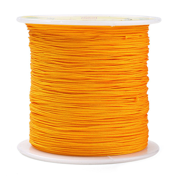 

PandaHall Braided Nylon Thread, Chinese Knotting Cord Beading Cord for Beading Jewelry Making, Orange, 0.5mm, about 150yards/roll Nylon...
