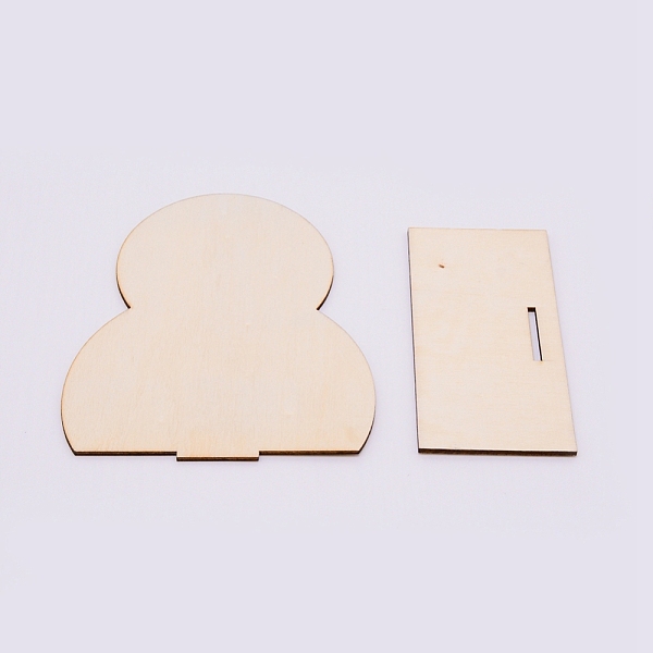

PandaHall Wooden Painting Mold, for Manual Work, 8-shaped Door, BurlyWood, 5.9x12.4x15.4cm Wood Orange