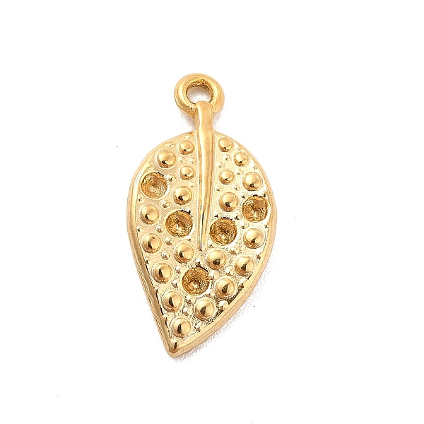 

PandaHall Ion Plating(IP) 304 Stainless Steel Pendant Rhinestone Settings, Leaf, Real 18K Gold Plated, Fit For 1.5mm Rhinestone, 19x9x2mm...