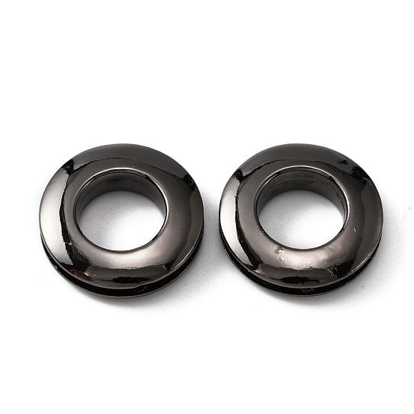

PandaHall Alloy Grommet Eyelet Findings, Screw Together Grommet Ring, for Bag Making, Gunmetal, 2.6x0.7cm, Hole: 13.8mm Alloy