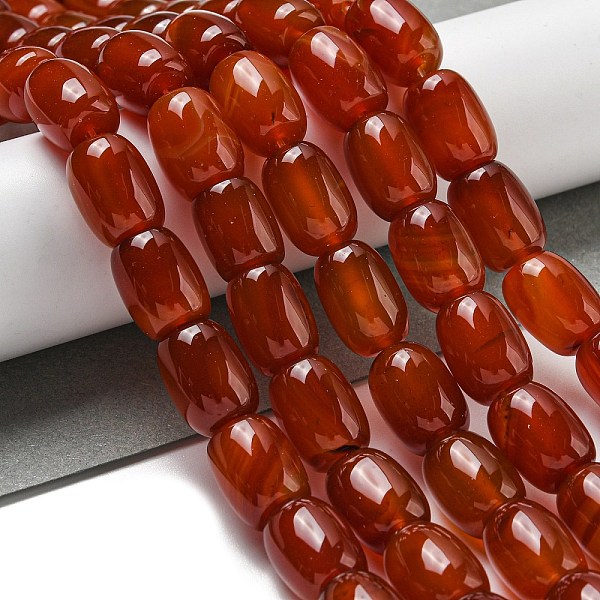 Agate à bandes naturelles / brins de perles d'agate à rayures
