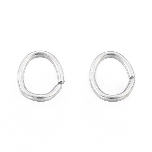 

PandaHall 304 Stainless Steel Jump Rings, Open Jump Rings, Oval, Stainless Steel Color, 7x5x1mm, 18 Gauge, Inner Diameter: 3x5mm 304...