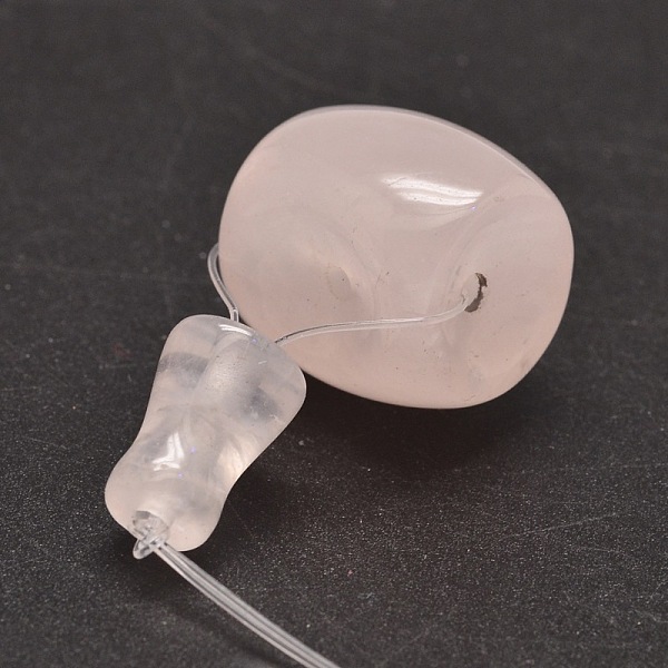 

PandaHall Natural Rose Quartz Gemstone 3-Hole Guru Beads for Buddhist Jewelry Making, T-Drilled Beads, 18x18mm, Hole: 2mm Rose Quartz Others