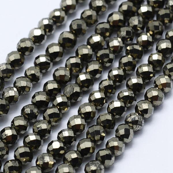 Natural Pyrite Bead… - image