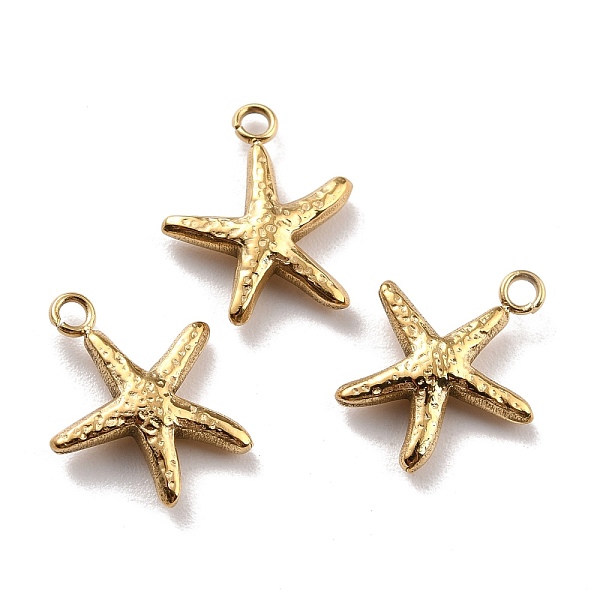 

PandaHall Ion Plating(IP) 316 Surgical Stainless Steel Charms, Star, Real 24K Gold Plated, 15x12.5x3mm, Hole: 1.5mm 316 Surgical Stainless...