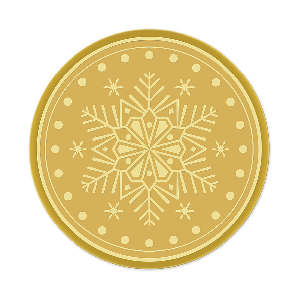 

PandaHall Self Adhesive Gold Foil Embossed Stickers, Medal Decoration Sticker, Star of David Pattern, 5x5cm Metal Snowflake Gold
