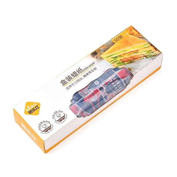 

PandaHall Disposable Cake Food Wrapping Paper, Greaseproof Paper, Russia Style, Colorful, 25x21.8cm, 50pcs/box Paper Others