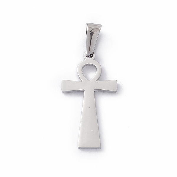 

PandaHall 304 Stainless Steel Pendants, Laser Cut, Ankh Cross Charms, Stainless Steel Color, 25x13.5x1mm, Hole: 3.5x7mm 304 Stainless Steel...